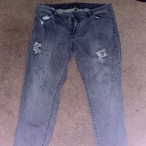 Forever 21 Ripped Mom Jeans